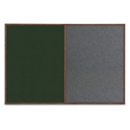 United Visual Products Slim Style Indoor Enclosed Radius Corkbo, UVRDS23SB-SATIN-BUFF UVRDS23SB-SATIN-BUFF